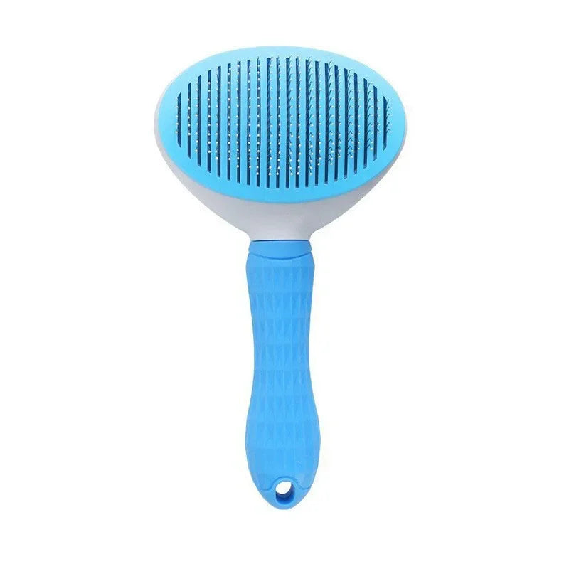Pet Grooming Comb for Cats & Dogs, One - Click Hair Removal, Special Design, Ideal for Detangling & Shedding Control