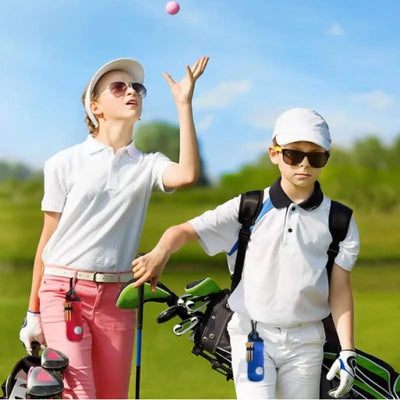 Golf Tee Holder Golf Ball Carry Bag Neoprene Golf Ball Pouch Golf Ball Holder Keychain Belt Clip Portable Golf Gifts Accessories