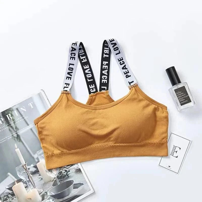 Women Sports Bra Tops For Gym Fitness Yoga Female Pad