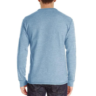 Men's Fashion Casual O Neck Long Sleeve Tops |T-Shirts| Gym | Soccer | Tees | Streetwear | Men & Teenager's Clothing