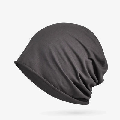 Hats Beanies For Men Women Unisex Autumn Summer Beanie Cotton Solid Color Elastic Bonnet Hip Hop Baggy Cap Male Female Thin