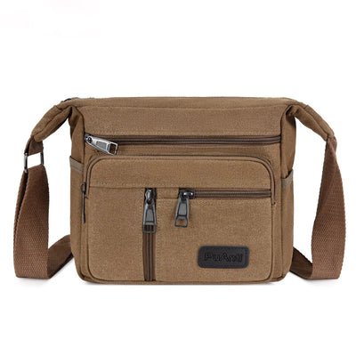 Men Canvas Shoulder Bags Casual Tote Travel Men's Crossbody Bag Luxury Messenger Bags Fashion High Quality Handbag