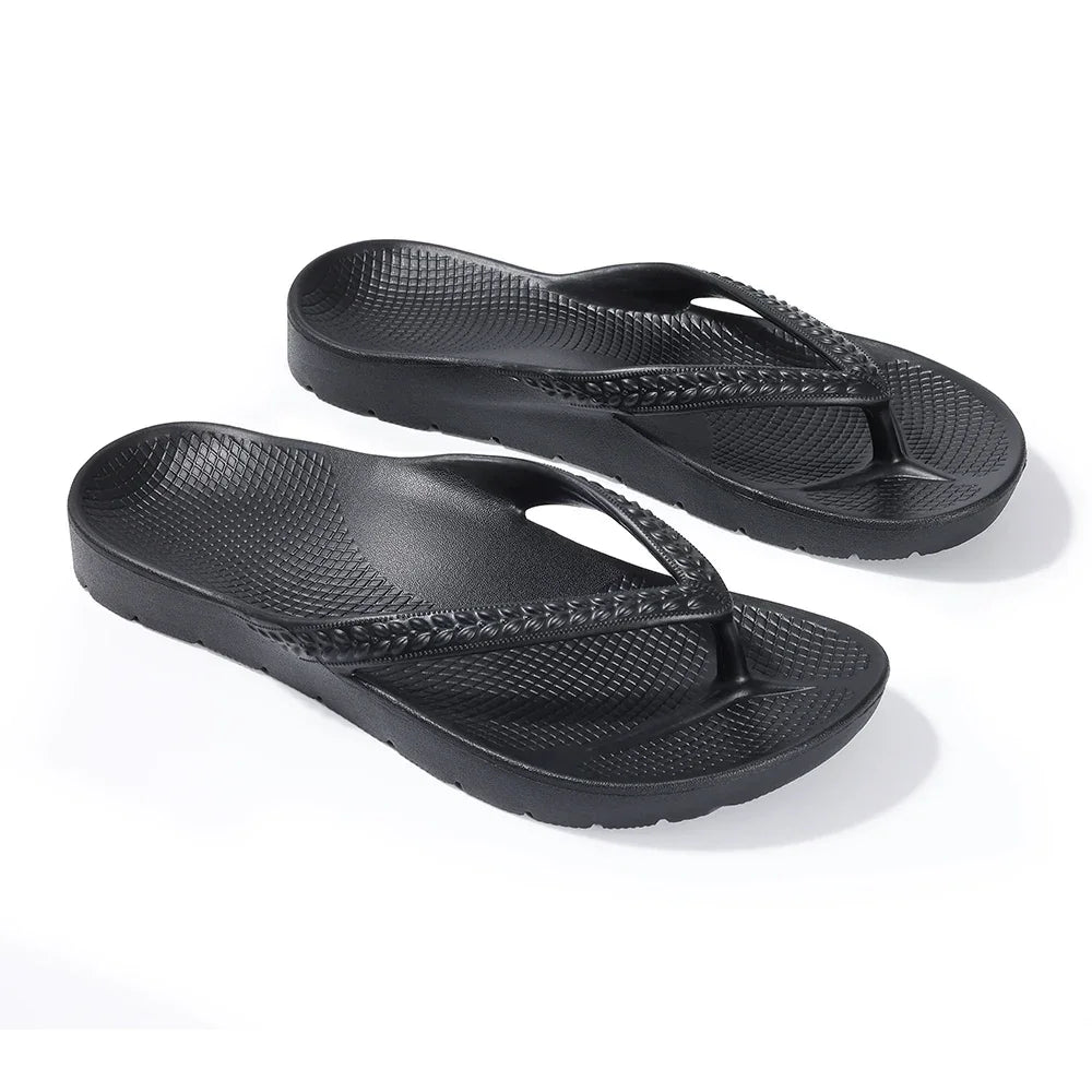 SmilePoP New Orthotic Sandals Flip Flops for Women with Arch Support Yoga Mat Summer Outdoor Beach Sandals Vacation Essentials