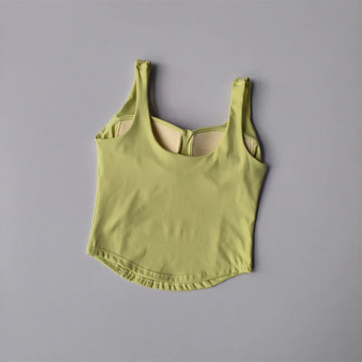Women Sexy Sports Bra Crop Tops Tube Top Bra Female Streetwear Sleeveless Camis Seamless Sport Lingerie Tee Crop Top Sports Vest