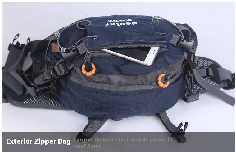 10L Sports Wais Bag Outdoor Nylon Shoulder Bag Crossbody Travel Cycling Bicycle Riding Running Handbags Climbing Men's Bags