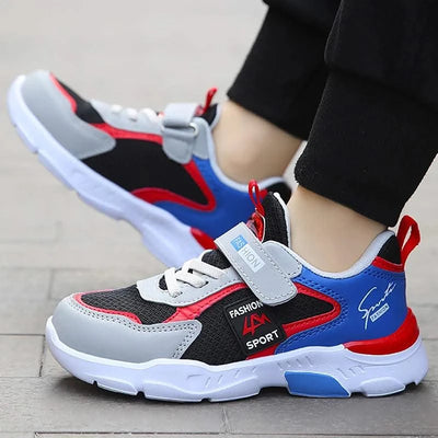Children Casual Sports Shoes for Boys Breathable Summer Kids Hook&Loop Students Girls School Running Kids' Outdoor Sneakers