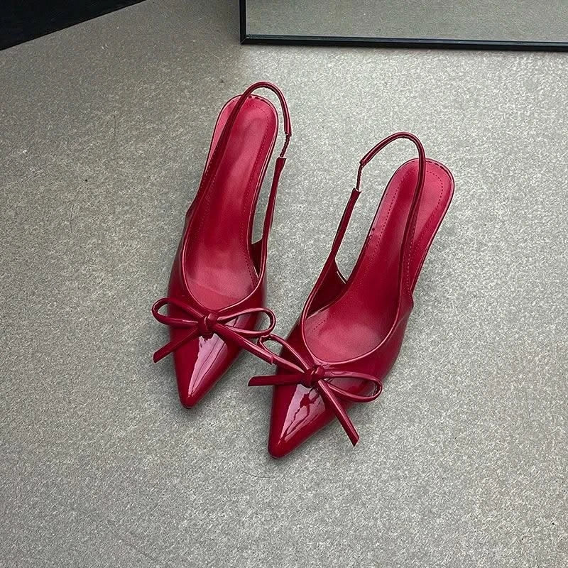 Shallow Butterfly-knot High Heel Women's Elegant Shoes | Sandals |  Wedding | Party Shoes | Summer