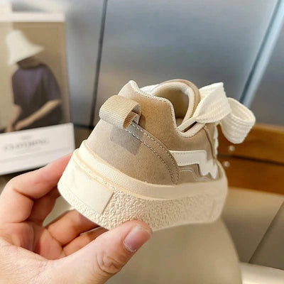 Children's Sports Shoes 2024 Fall New Girls' Non-slip Soft Sole Casual Shoes Boys Light Canvas Sports Shoes