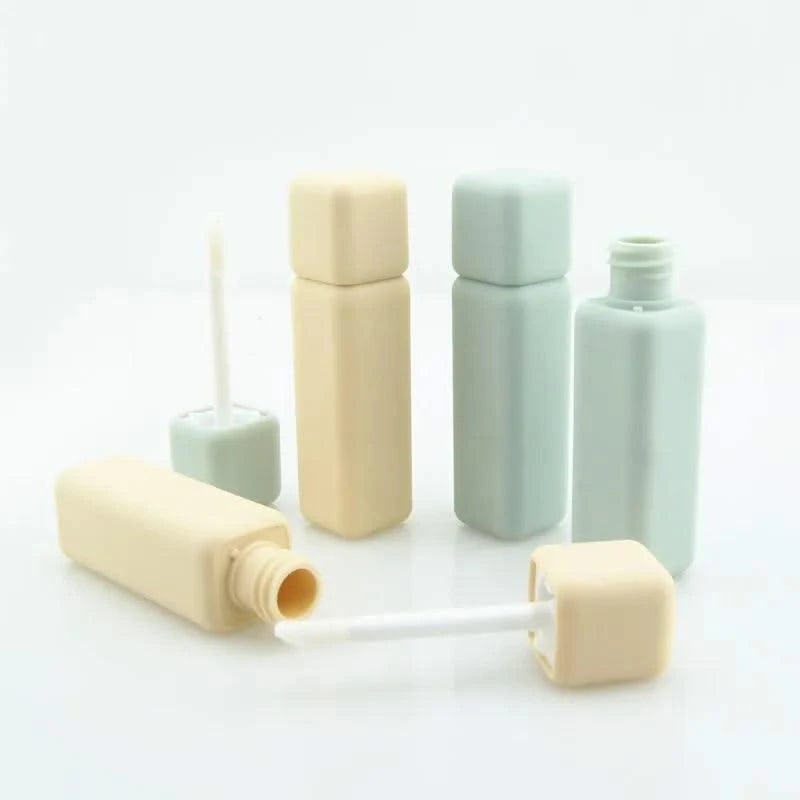 10-50pcs Empty 5ml Lip Gloss Tube Lip Color Bottle Rubbery Paint Frosted Lip Tint Cosmetic Container High-end Lipstick Packaging