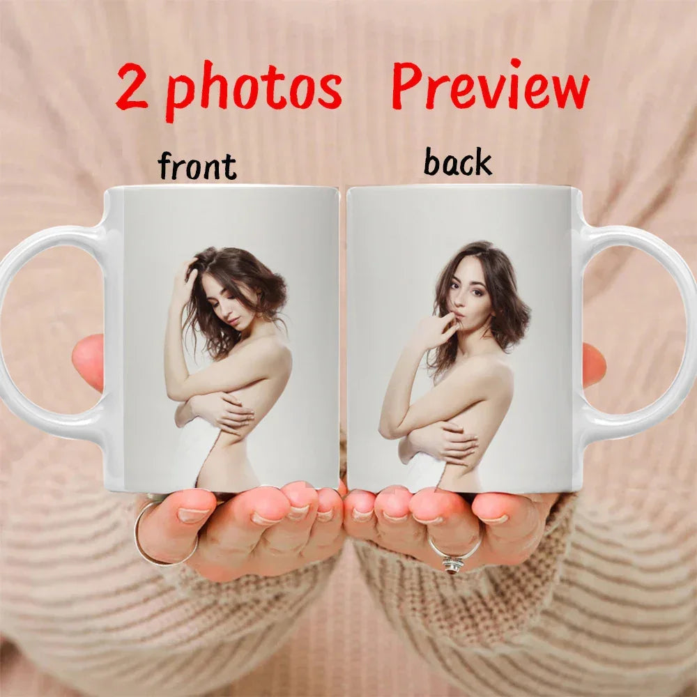 Personalised Coffee Mugs, Tea Cups, Mothers day, Wedding Gift 9 COLOURS
