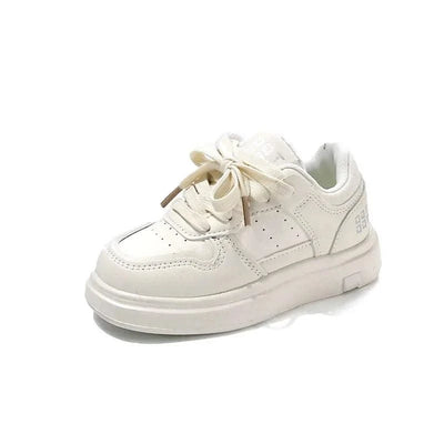 Kids Sports Shoes Non-slip Soft Sole Boys Girls Casual Shoes White Trendy 2025 New Fashion Children Sneakers Breathable Comfort