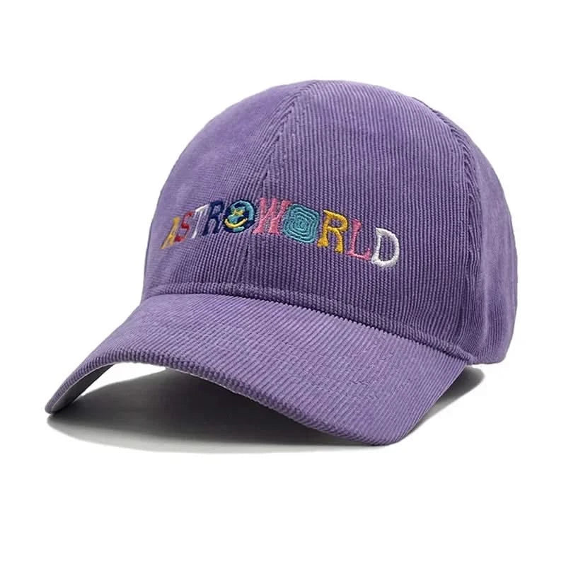 100% Cotton ASTROWORLD Baseball Caps Travis Scotts Unisex Astroworld Dad Hat Cap High Quality Embroidery Man Women Summer Hats