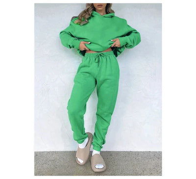 Cotton Sweatpants Sets For Women 2 Pieces Outfit Autumn Loose Hoodies And Pants Sets Sports Suits Women Tracksuits Set Ladies
