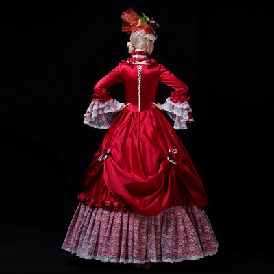 Customized Ball Gown Medieval Marie Court Evening Dresses Historical Victorian Baroque Prom Party Gowns Halloween Masquerade