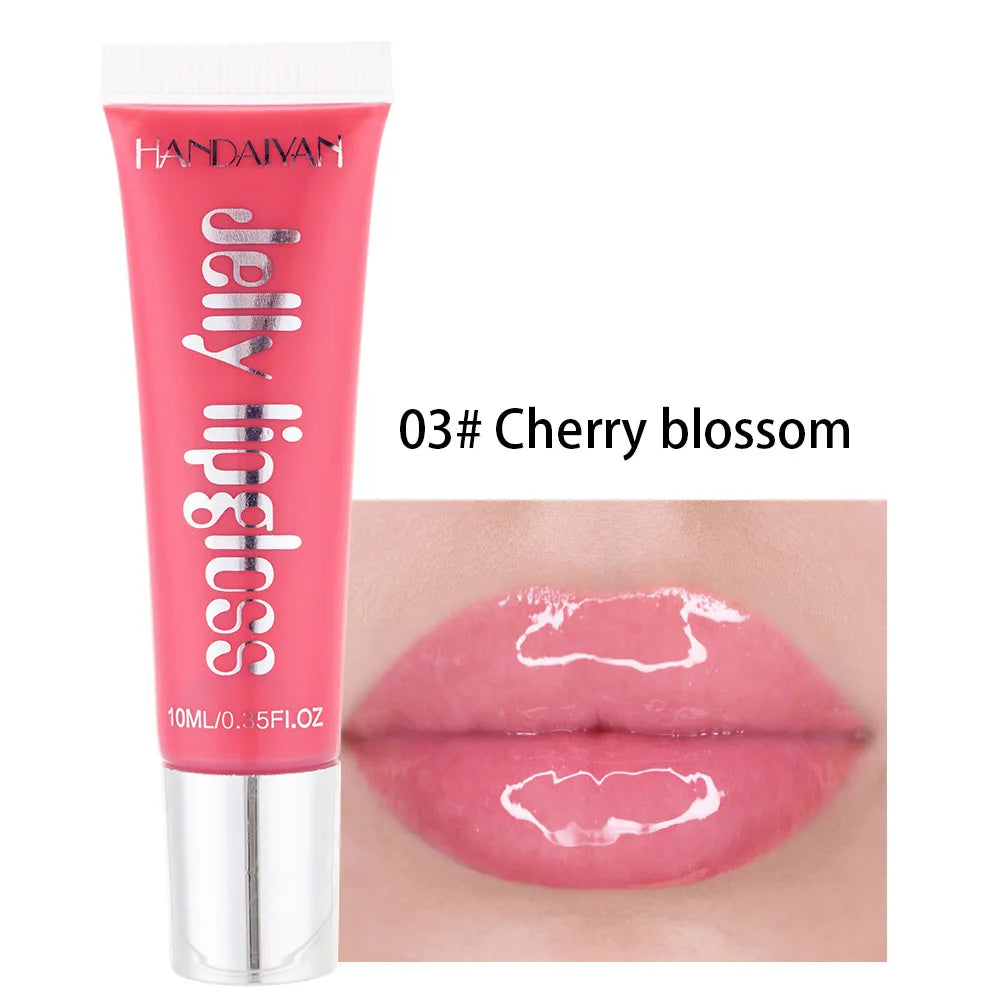 Candy Shades Moisturizing Lip Gloss Lip Oil Makeup Shinny Nutritious Liquid Lip Glosses Cherry Jelly Oil Clear Lipgloss