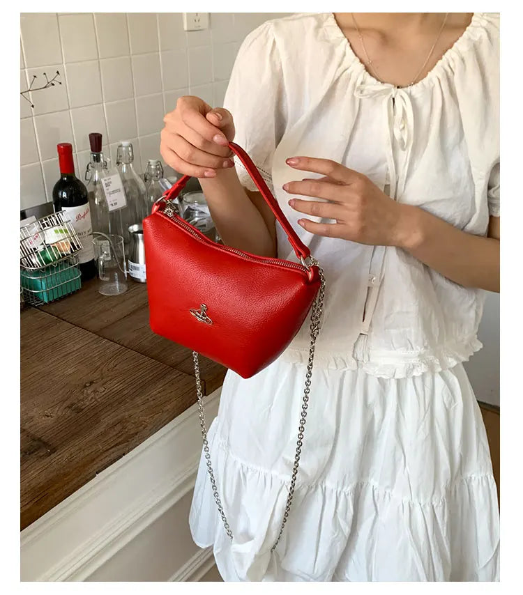 Designer Ladies Handbag Leather Tote Bag Women's Crossbody Shoulder Strap Elegant Classic Messenger Luxury Brand Fashion Item