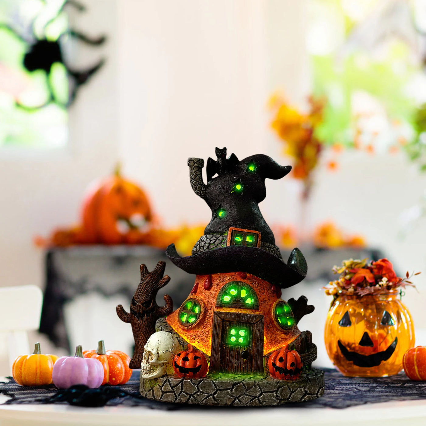 Halloween Magic House Ornament Creative Home Desktop Decoration Supplies Party Decorative Props Festival Gifts For Friends