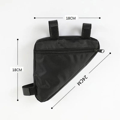 1PC Triangle Bicycle Front Beam Tool Pack Mountain Bike Saddle Bag Top Tube Horizontal Bar Bag Bicycle Accessories