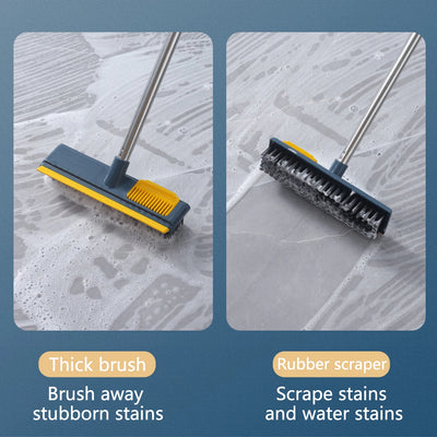 2 in 1 Household Cleaning Brush Floor Scrub Bathroom Cleaning Tools Swith Adjustable Long Handle Brush for Cleaning Tile Tools