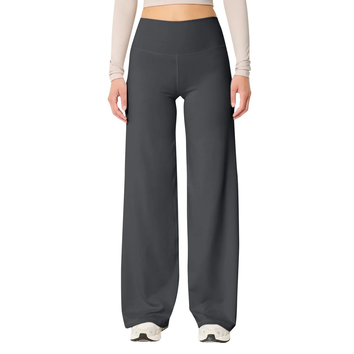 Wide Leg Pants For Women Yoga Pants High Waist Sweatpants With Pockets Stretch Pants Comfy Workout Sports Sweatpants Leggings
