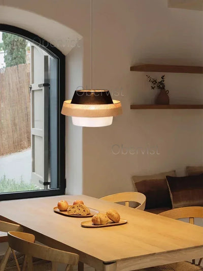 Nordic Fabric Chandelier Lighting Living Dining Bedroom Modern Restaurant E27 Pendant Lights Home Decor Hanging Lamps Fixtures