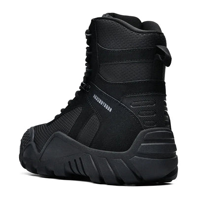 New Men Tactical Boots Lace Up Waterproof Climbing Hiking Shoes Motorcycle Training Army High Quality Hunting Unisex Desert Boot