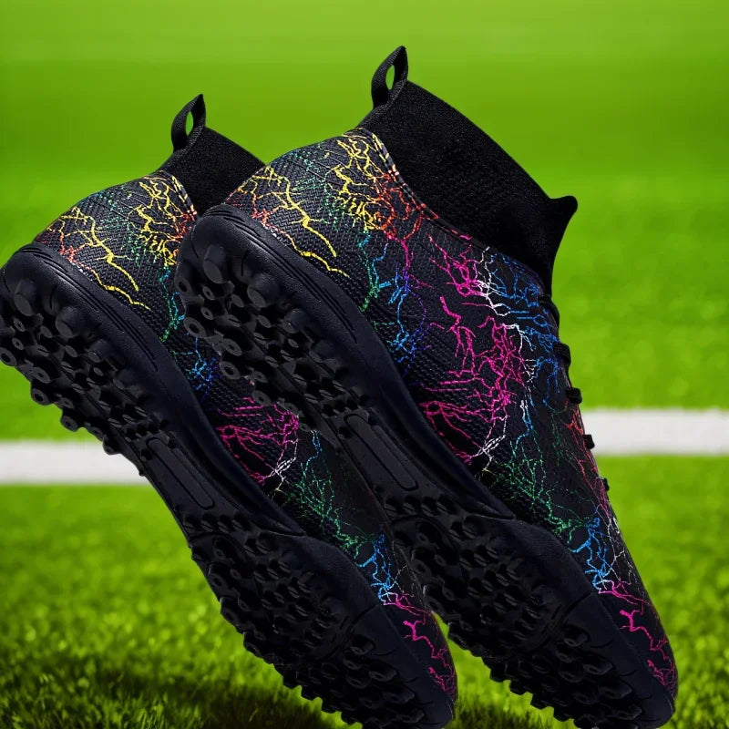 foodball shoes for men sneakers men futsal shoes soccer cleats Above the ankle but not to the knee Anti-slipcolumn sneakers men