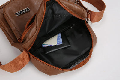 Men Nylon Shoulder Bag Messenger Bag Casual Waterproof Nylon Zipper Pocket Handbag Fashion Tote Travel Male Crossbody Bags