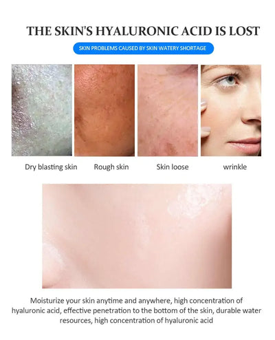 15ml Hyaluronic Acid for Face Serum Moisturizing Whitening Facial Essence Face Cream Repair Anti Aging Lifting Firming Skin Care