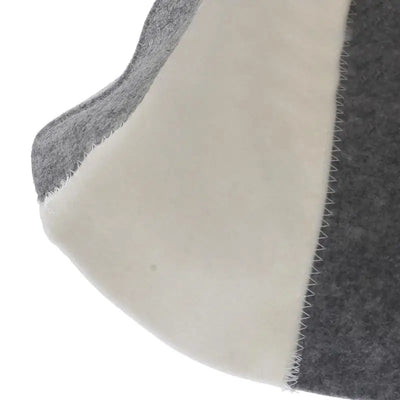 Sauna Hat Felt Bath Cap Reusable Shower Hat Breathable Bathroom Caps Sauna Room Household Bathing Hair Cover Gray White Six