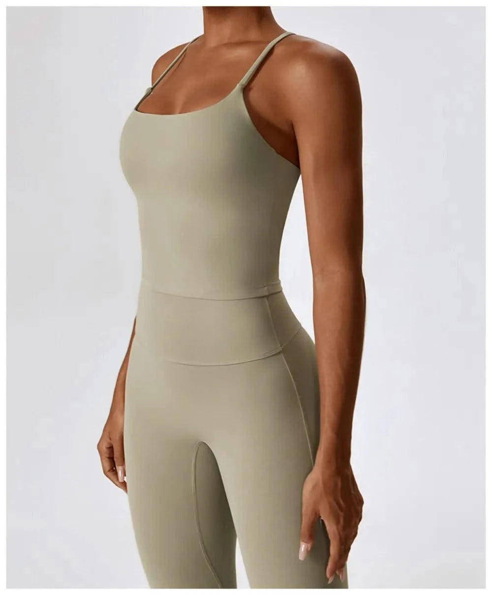 Yoga Bras Bare Sensation Back Beauty Sports Bra for Women Fitness Yoga Vest