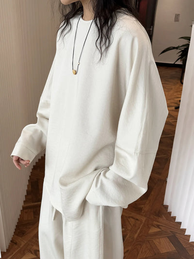 2025 Women Spring Two Pieces Suits Long Sleeve Cotton Blouses With Long Pants Wide Leg Two Pieces Sets Boho Suits Ladies Outfits