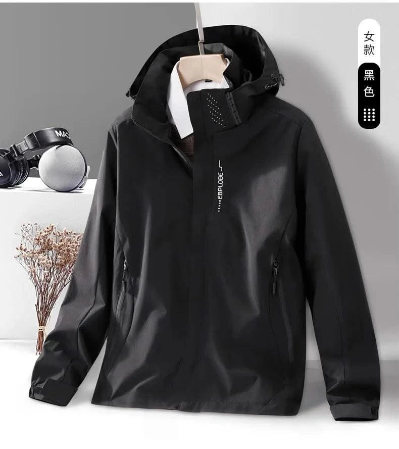 Waterproof Windbreaker Jackets For Women Men Camping Climbing Outdoor Hiking Coats Spring Autumn Unisex Outerwear