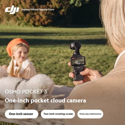 DJI Osmo Pocket 3 Handheld PTZ Smart Travel with An Inch Pocket PTZ Camera Handheld Vlog Camera Outdoorl Gifts
