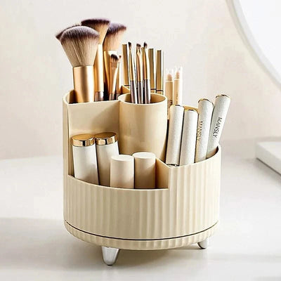 Makeup Organiser Lipsticks Container Vanity 360° Rotating Makeup Brush Holder