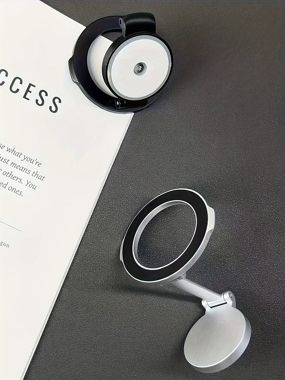 Fits MagSafe Car Mount, [All-Metal] Magnetic Phone Holder for Car with Strong Magnets, 360° Adjustable iPhone Car Mount