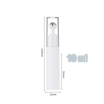Eye Roller Massage Bottle Eye Cream Applicator with Steel Ball Empty Refillable Lotion Essential Oil Vacuum Travel Container