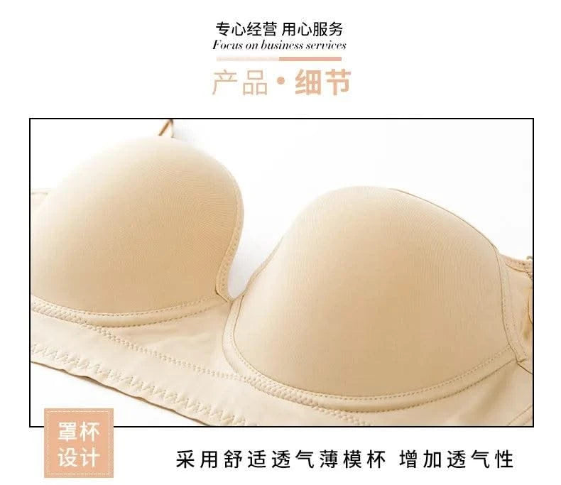 Women Full Coverage Push Up Bra Underwire Sculpting Uplift Shapewear Deep Cup T Shirt Bra Hide Back Fat Smoothing Brassiere
