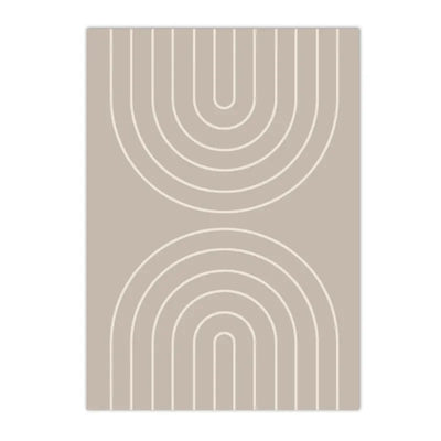 Modern Minimalist Wall Art Abstract Beige Lines Canvas Poster Painting Boho Print Wall Pictures Bedroom Living Room Home Decor