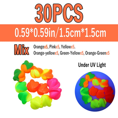 Wifreo 20pcs Fishing Foam Float Fishing Bobber Buoys Walleye Spin Floats Strike Indicator Saltwater/Pompano Rigs Surf Fishing