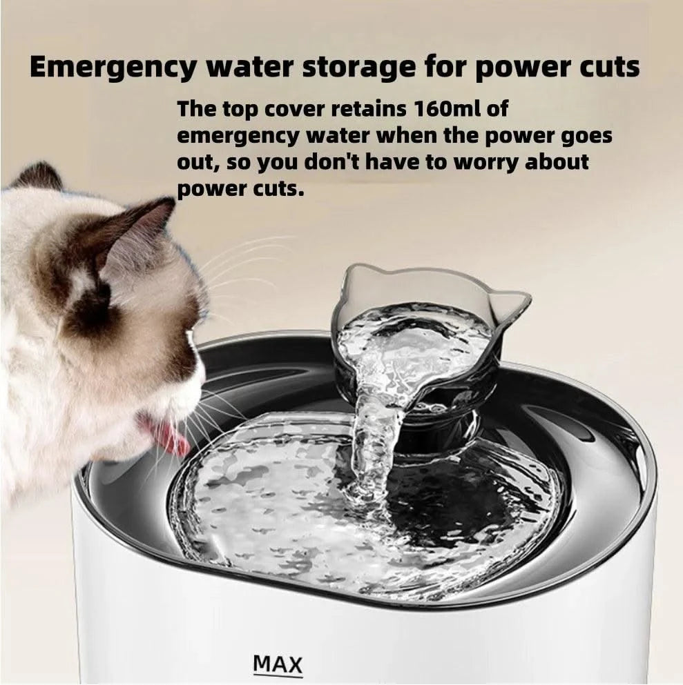 Pet water dispenser intelligent sensor cat water dispenser automatic circulation filtration water drinking  Australia Plug C004