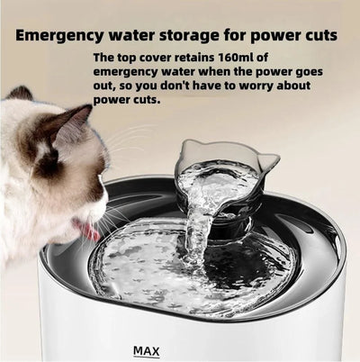 Pet water dispenser intelligent sensor cat water dispenser automatic circulation filtration water drinking  Australia Plug C004