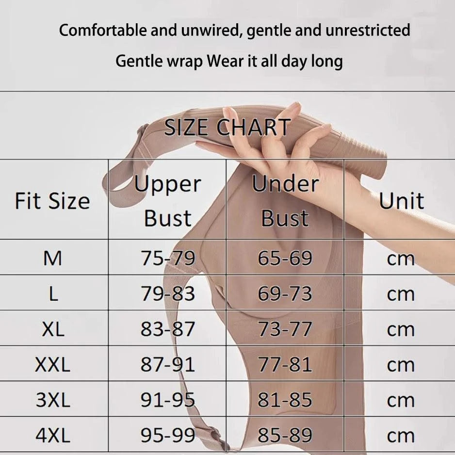 Plus Size Women Seamless Bras Sexy V Waist Brassiere Padded Wireless Soft Sleepwear Female Solid Breathable Underwear Lingerie
