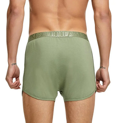 2024 Men's Cotton Jersey Boxer Short Loungewear Underwear Loose Fit Underpants Sleepwear Shorts Boxers for Men