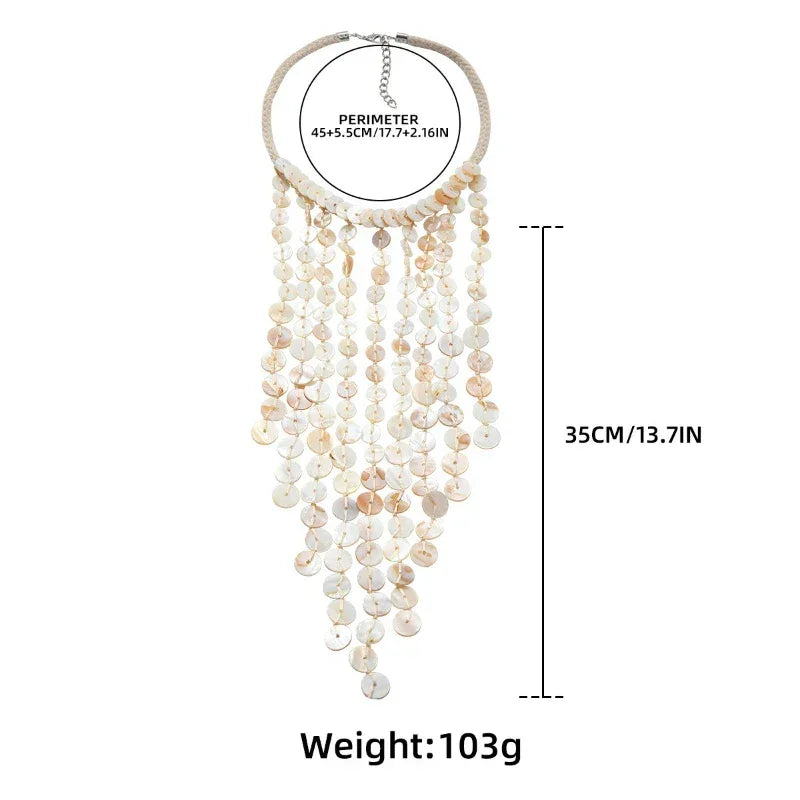 Luxury Exaggerated Multi-layer Pearl Necklace Women Romantic Elegant Baroque Long Chain Jewelry Accessories Bride Wedding Party
