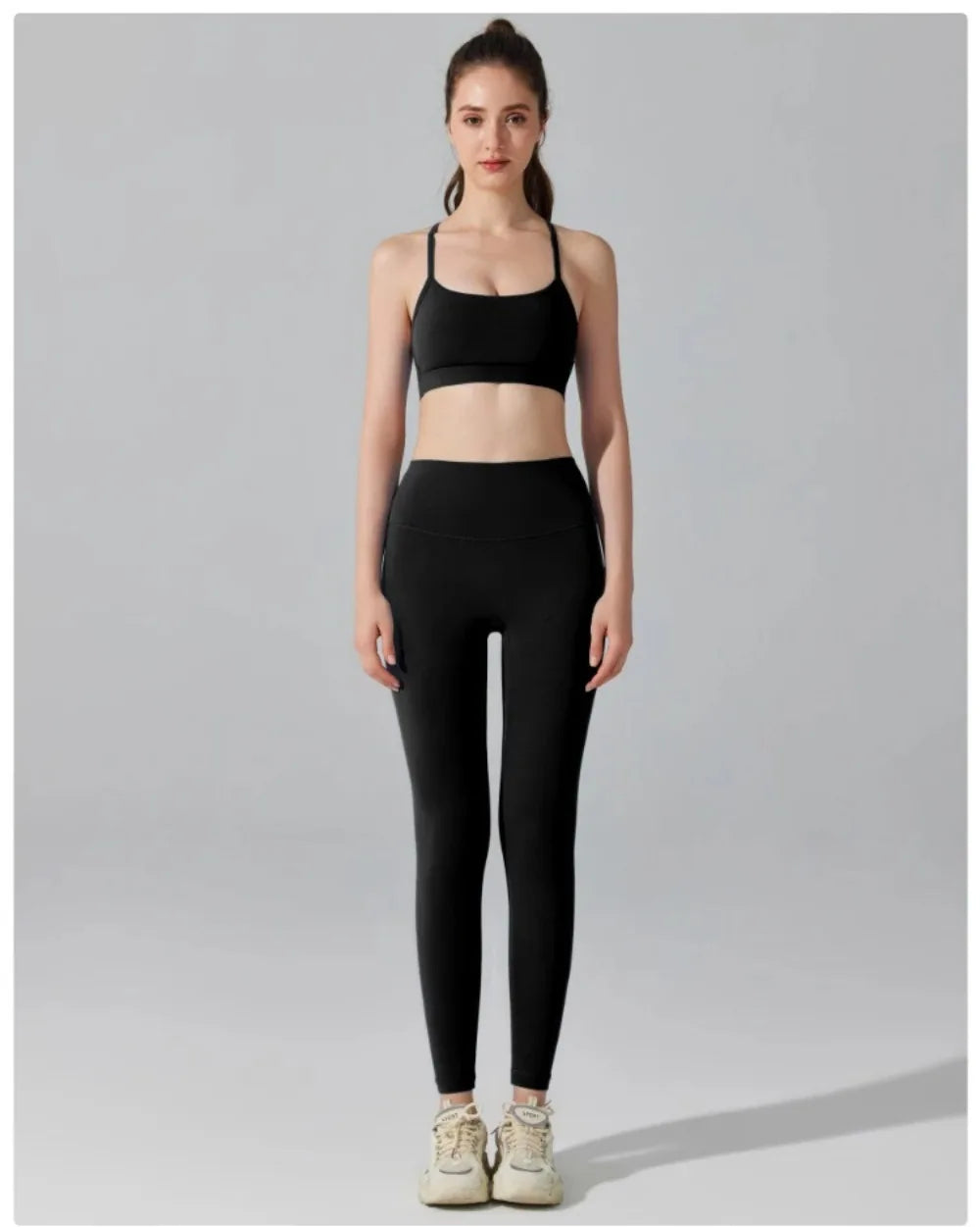 Women's Matching Activewear Set Sports Bra & High Waist Leggings 2-Piece Workout Outfit Gym Clothes for Yoga, Running & Fitness