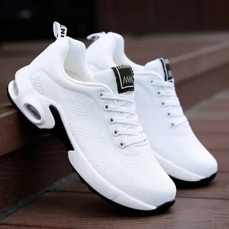 Sports Shoes for Women Spring White Breathable Casual Sneakers Summer Breathable Air Cushion Running Zapatillas Mujer Girl Shoes