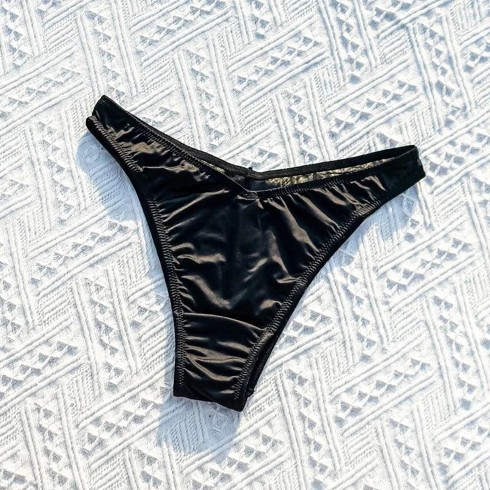 Women's Thongs Underwear Sexy Briefs Shorts Lingerie Transparent Mesh Low Rise Female Panties Underpants