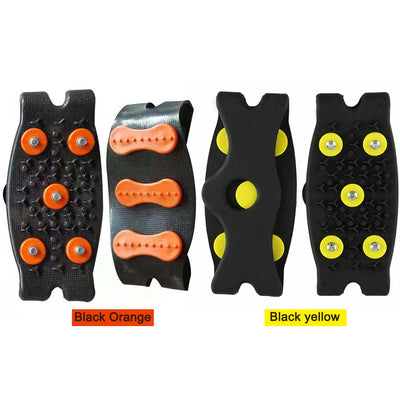 5-Stud Climbing Crampons Anti Slip Mountaineering Cleats Unisex Snow Claw Shoe Covers Walking Hiking Accessories