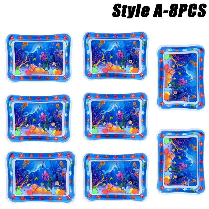 Summer Toys Baby Water Mat PVC Inflatable Cushion Infant Toddler Water Play Mat for Children Early Education Developing Baby Toy